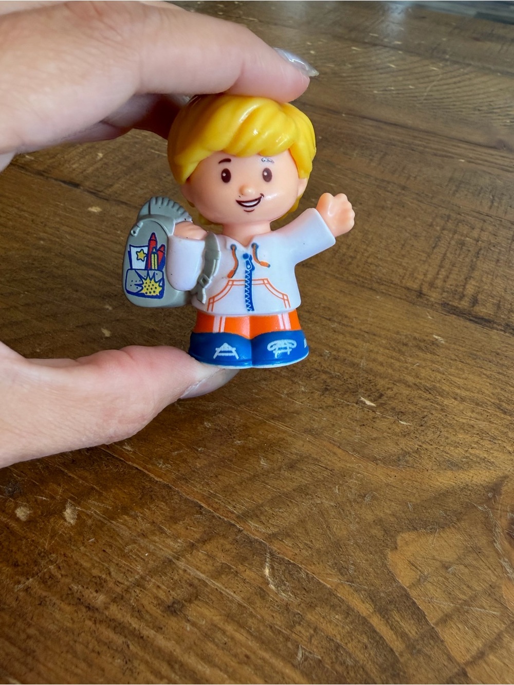 Fisher Price Little People schoolboy Eddie as is